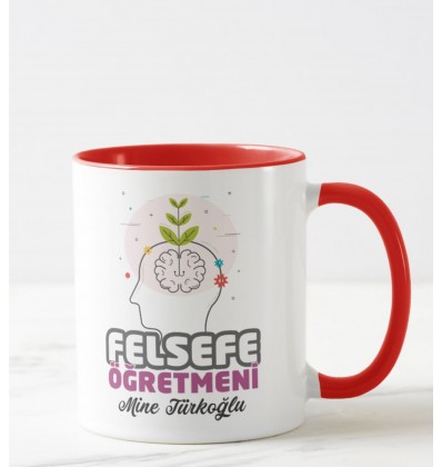 Felsefe Öğretmenlerine Özel Renkli Kupa